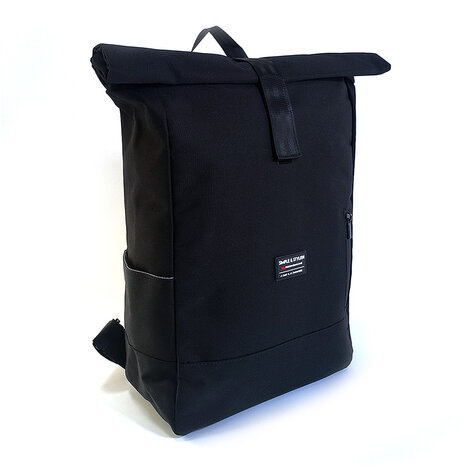 Brooklyn Rolltop Rugzak Zwart