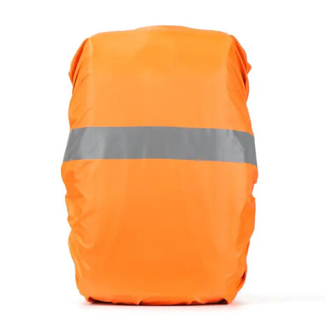 Rugzak Regenhoes Reflecterend 45L Oranje