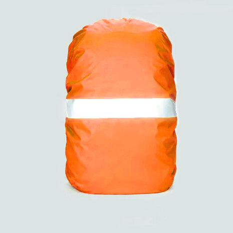 Rugzak Regenhoes Reflecterend 45L Oranje