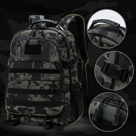 Army Rugzak Black 35 L