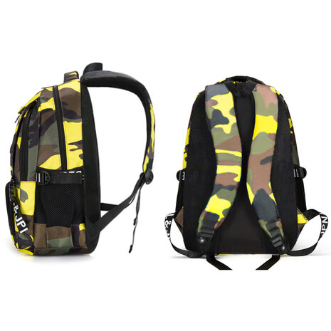 Camo Rugzak Geel