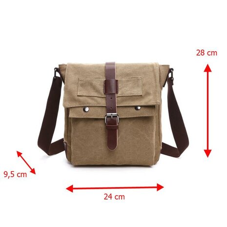 Canvas Messengerbag Manaslu Camel