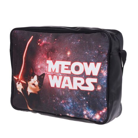 Funprint Messenger Bag Meow Wars