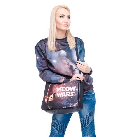 Funprint Messenger Bag Meow Wars