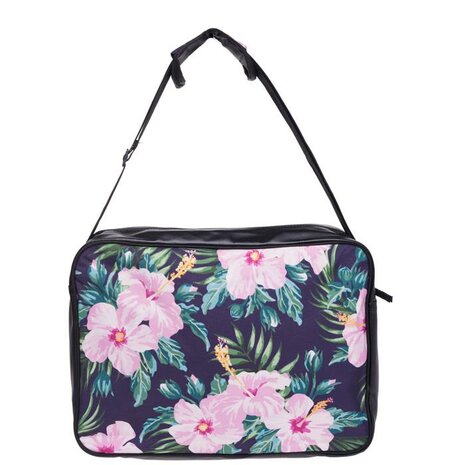 Funprint Messenger Bag Tropical Pink Flower