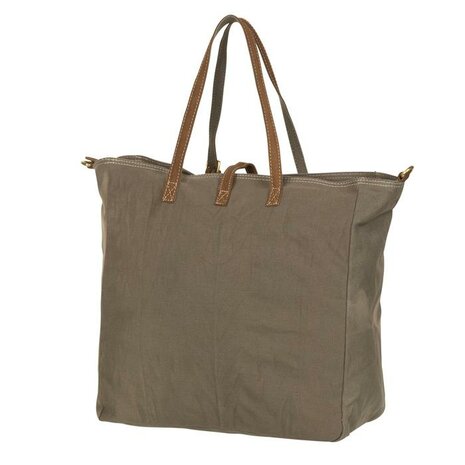 LIV Canvas Love Shopper Grijs