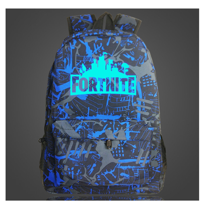 was kam Senator Fortnite Rugzak Glow in the Dark Battle Blauw Goedkope Schooltas Rugtas -  reitontassen