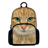 Rugzak One2 Dierenprint Poes Rood