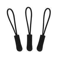 Ritstrekker Zwart set van 3