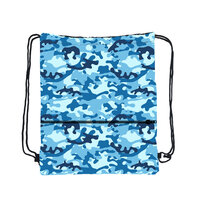 Gymtas Camouflage Blauw