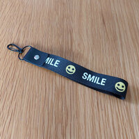 Keycord Smile Zwart