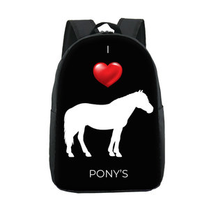 Ongeschikt Doordringen Albany Rugzak Pony I love Ponys Leuke Goedkope Schooltas Rugtas For U Designs -  reitontassen